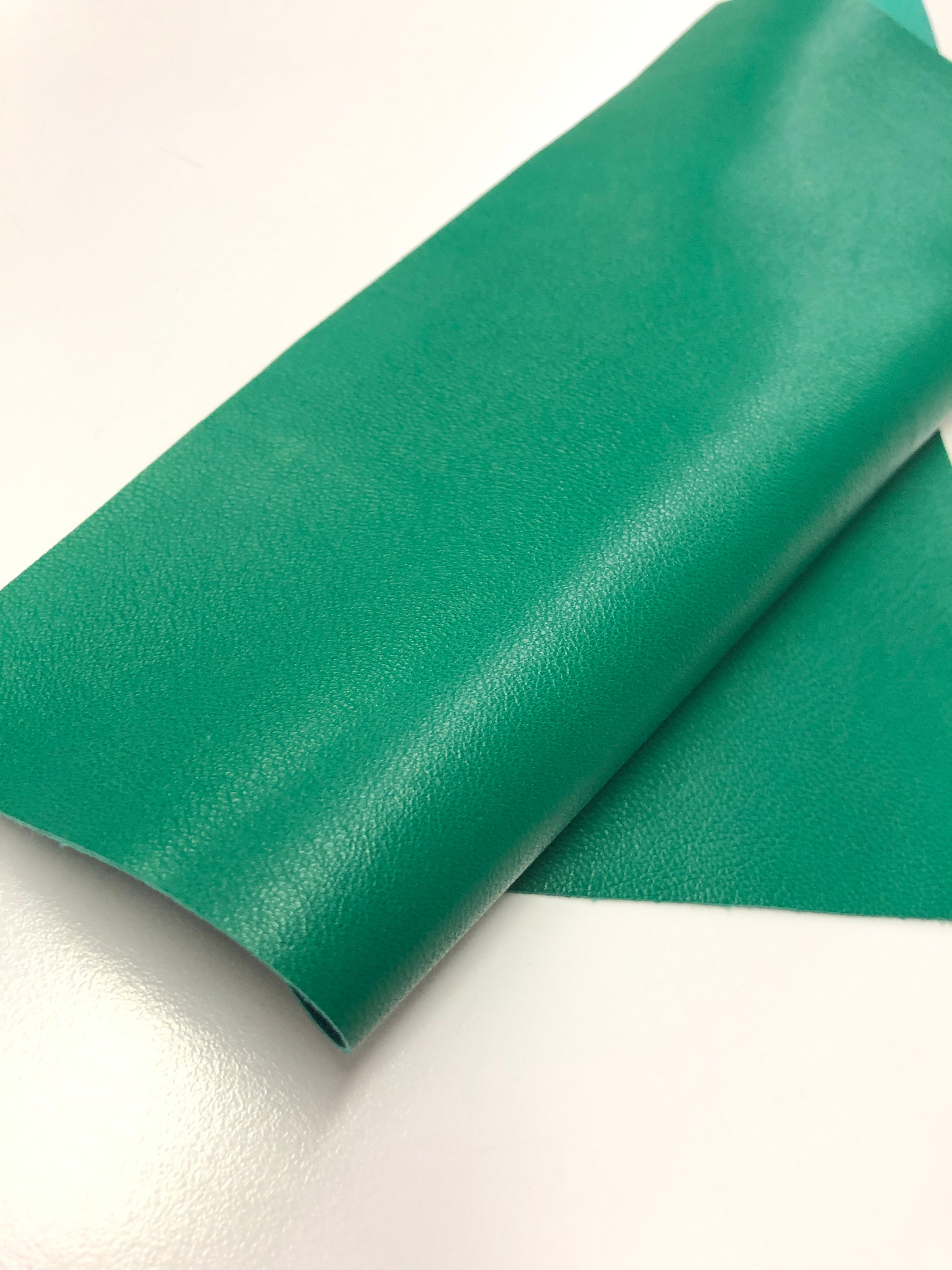 LEATHER 18x20 Emerald Green LEATHER Green Leather - Etsy Australia