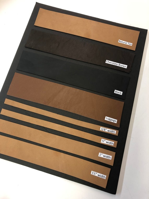 Realeather SS15042-2008 Suede Leather Strip For Crafting, 1...