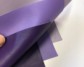 LEATHER Purple 8"x10” LEATHER,  leather Sheet, Leather Skins/Variety Leather Colors/Lambskin leather/Thickness 0.6-0.7mm /CC325