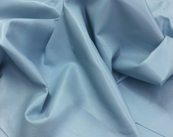 LEATHER SKY Blue Leather Scrap, Choose your size, LEATHER Sheet, ask for your size, available in full skins, light blue color leatherhide