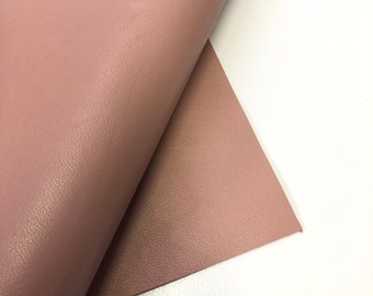 Pink Real LEATHER 12"x24" Pink LEATHER,Authentic Pink leather Sheet, Pink Leather Skins/Pink Nappa Lambskin leather/Pink Leather Scrap/CC325