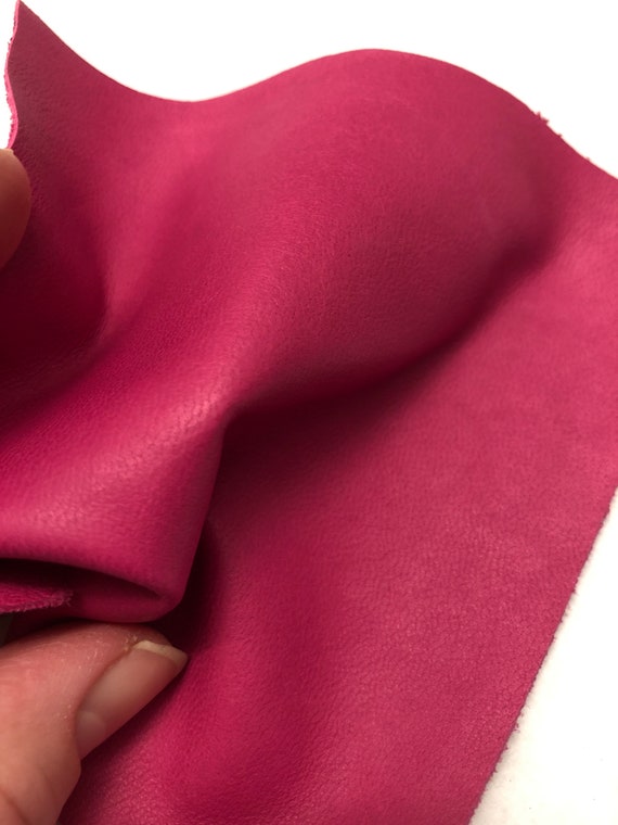 hot pink ホットピンク ストール 刺繍 HOT PINK SUPERB Leather, Top Quality Leather, Soft Buttery