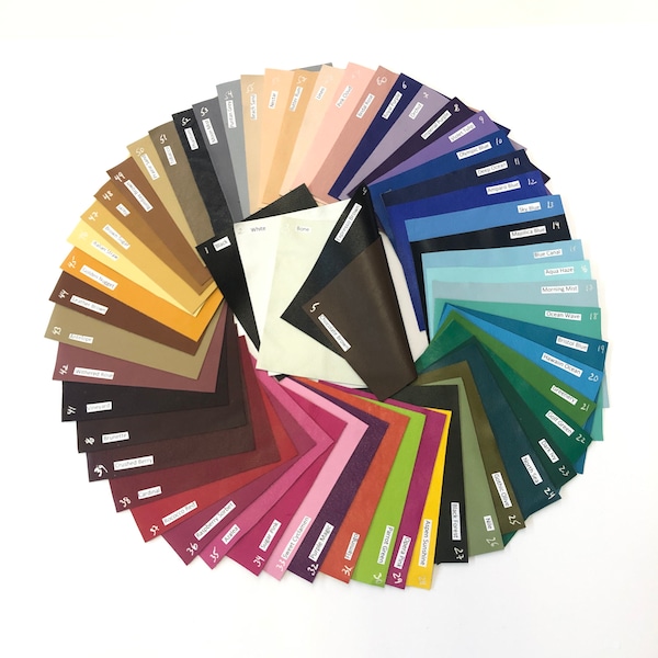 LEATHER SHEET 5"x5" leather colors, Leather Hides, Leather Sheets, Leather Material, Leather Skins All colors, Thickness 0.8mm