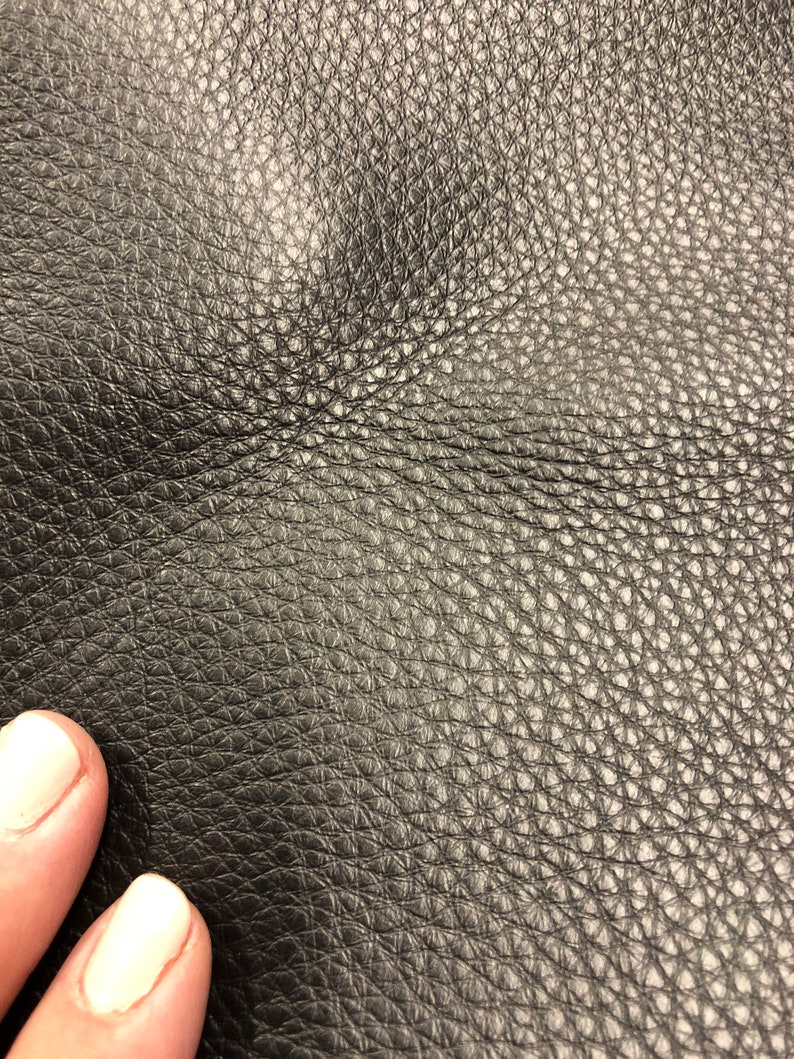 UPHOLSTERY LEATHER Cowhide BLACK Top Grain Cowhide 33.5 Oz Etsy
