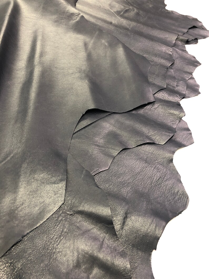 NAVY Blue LEATHER SKINSDark Blue Lambskin leather HideLeather FabricButtery Soft Genuine Leather Skins HidesSupple Soft thickness 0.6 mm