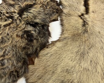 Lambskin Hair /Leather Suede Toscana Lamb, Lambskin, fur, Hair on Hide, Real Fur, Long hair lambskin