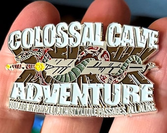 Colossal Cave Adventure Retro Gaming Enamel Pin