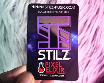 Stilz Synthwave/Outrun Collectible Enamel Pin + Album Download