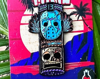 Terrifying Tikis Horror Tiki Enamel Pins