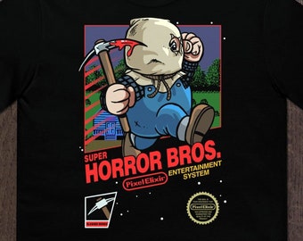 Super Horror Bros. Part 2 80s Slasher Adult Tee