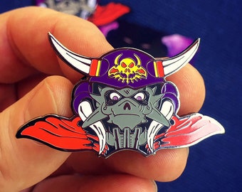 Volkor X Synthwave / Retrowave Official Enamel Pin