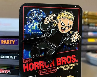 Super Horror Bros. Santa Carla Retro Horror Enamel Pin