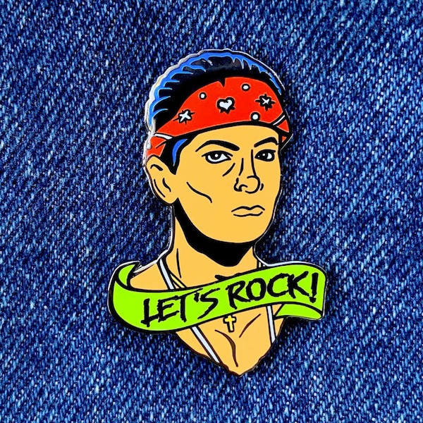 Vasquez "Let's Rock" Hard Enamel Pin