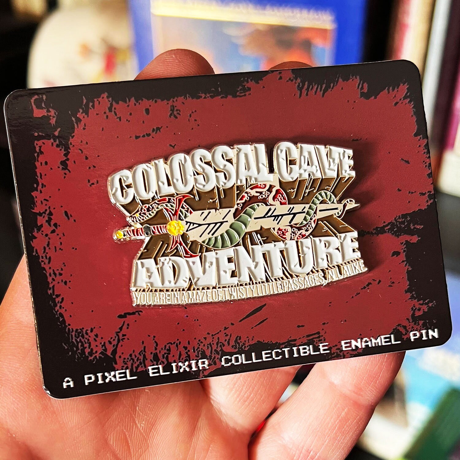 Colossal Cave Adventure Retro Gaming Enamel Pin