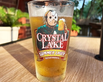 Crystal Lake Summer Lager Pint Glass