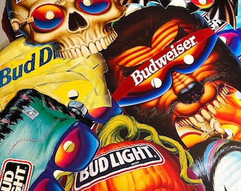 Vintage 1994 Budweiser Monster Masks