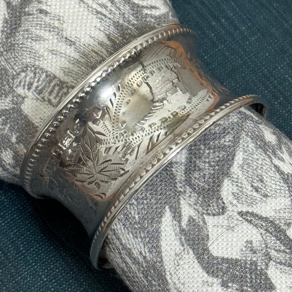 Silver Napkin Rings Etsy