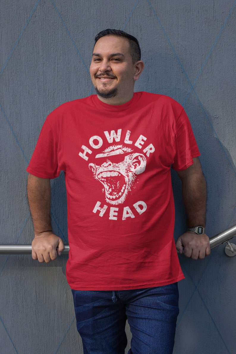 Howler Head Monkey Kentucky Straight Bourbon Logo T Shirt Etsy