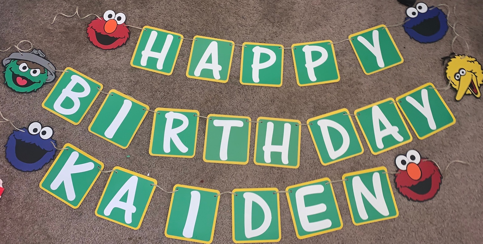 Sesame Street Themed Banner - Etsy