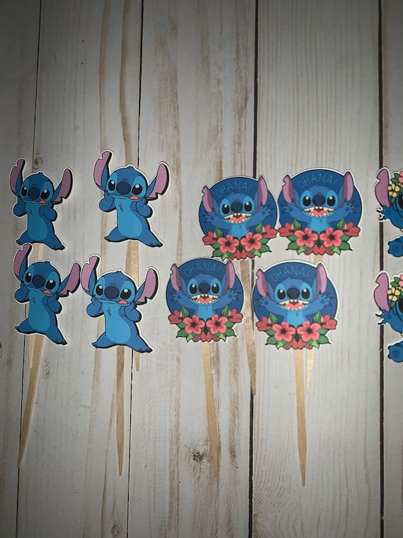 Lilo & Stitch Toppers/cupcake Toppers/cupcakes/party Decor/lilo