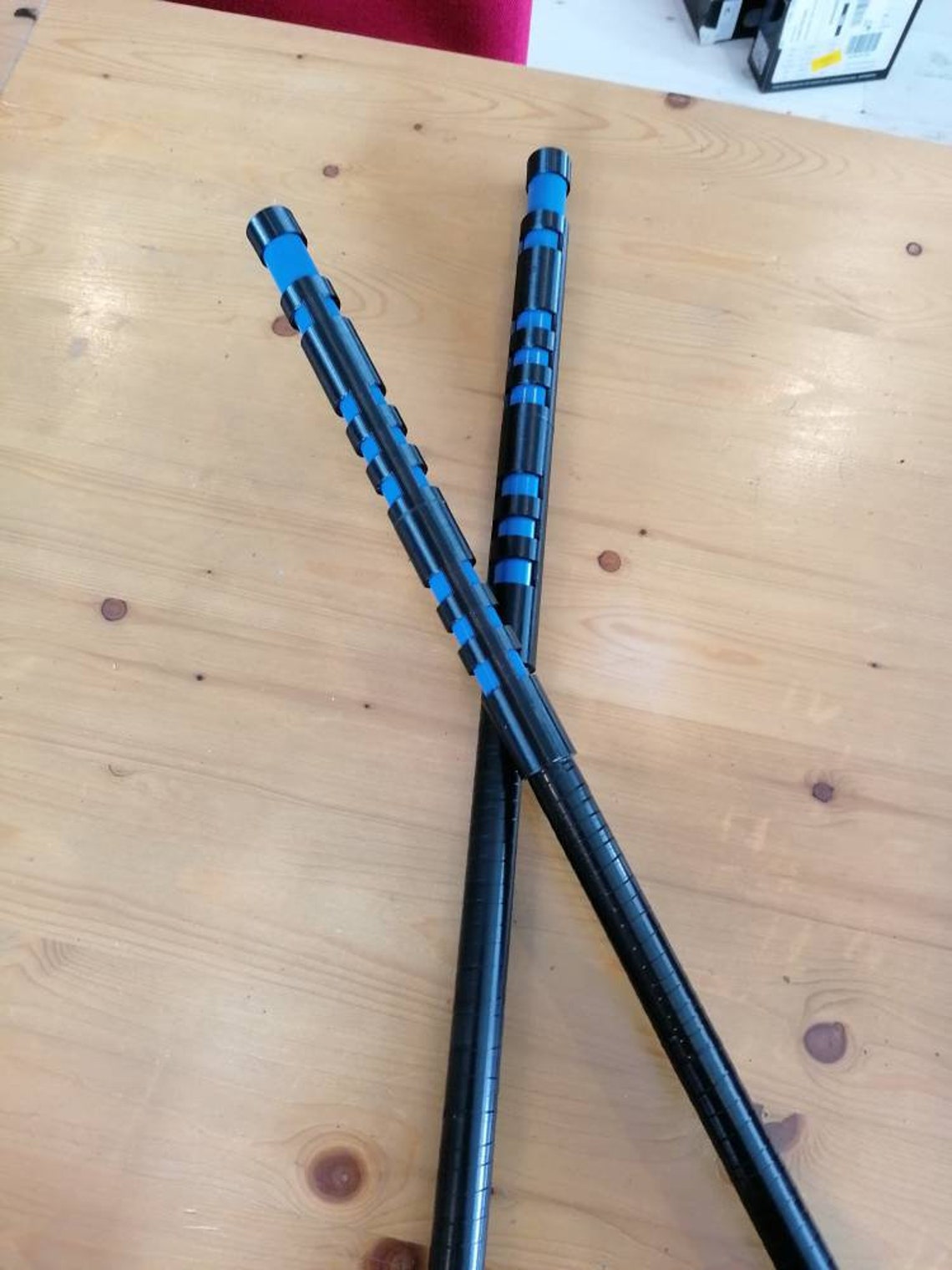 Nightwing / Robin Escrima Fighting Sticks Pair Etsy