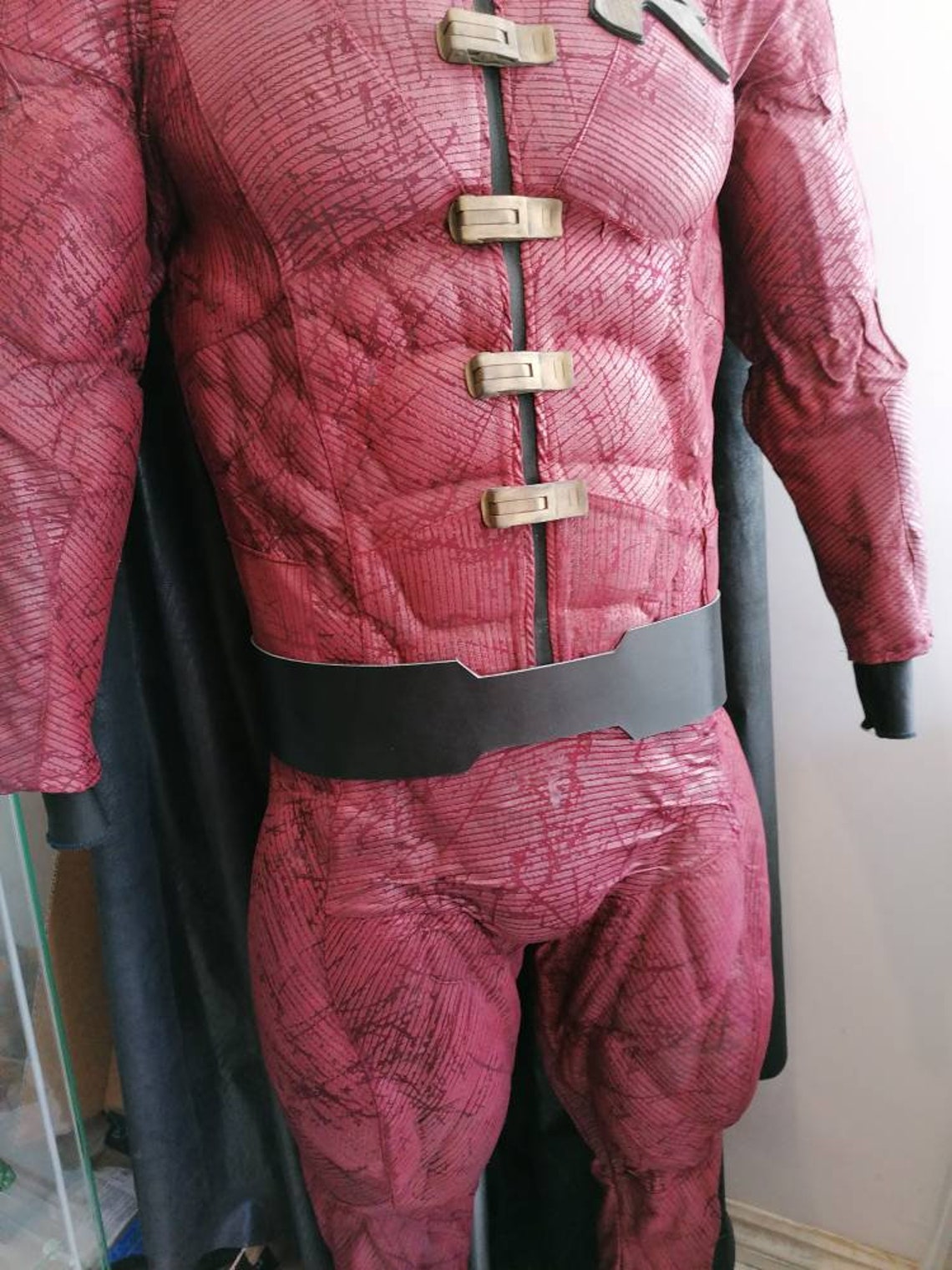 Real Leather Batman Utility Belt Etsy