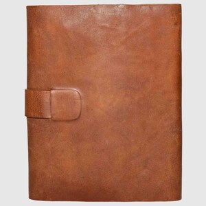 A5 Monogram leather journal image 9