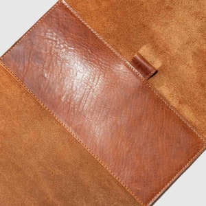 A5 Monogram leather journal image 4