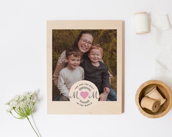 Personalized Photo On Wood Gift For Mom Gift Custom Mothers Day Gift For Mom From Daughter Gift Mother Daughter Gift For Mother Gift