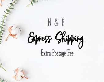 RUSH MY ORDER: Express Upgrade- Extra Postage Fee- Add On by Nest and Branch