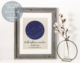 Custom Star Map Christening Gifts For Boys Baptism Gift Boy Baby Shower Constellation Map Baptism Gift For Godson Cool Gift Idea For Him