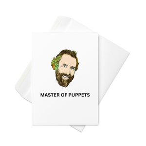 Maestro de títeres Tarjetas de felicitación