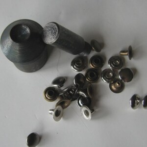 Single Cap Rivet Die Mold for Hand Press Machine Setter + Rapid Rivets ...