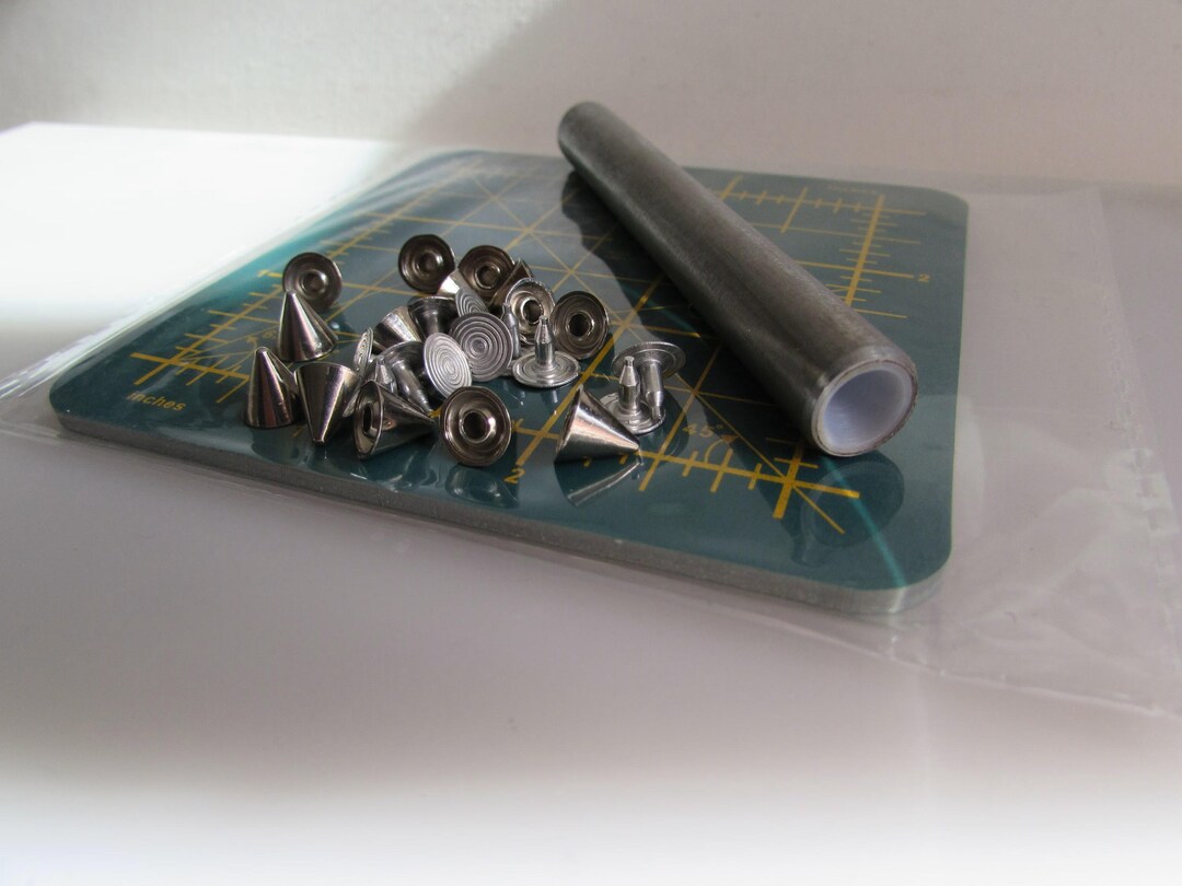 Spike Rivet Tack Hand Tool Setter + Green Mat - 8mm*9mm - Etsy