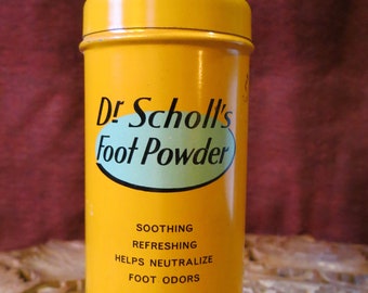 Powder Vintage Dr Scholl/'s Foot Vintage Collection Collectible Free Shipping