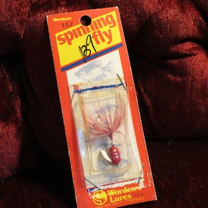 Vintage Spinning Fly by Worden&#39;s Lures NOS NIP Sealed circa 1970s