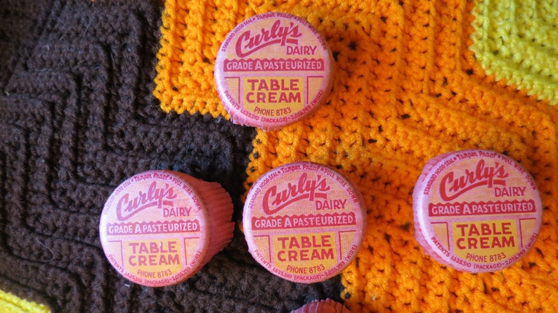 Vintage Set Von Funf 5 Glas Milch Flasche Cap Kapuze Nisse Etsy