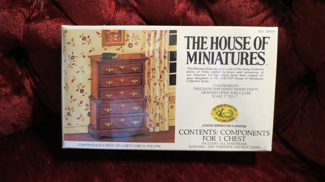 Vintage House of Miniatures Furniture Assembly Kit NOS NIP Etsy