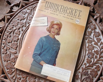 Vintage Workbasket Home Needlecraft Magazine February 1965 Volume 30 No 5