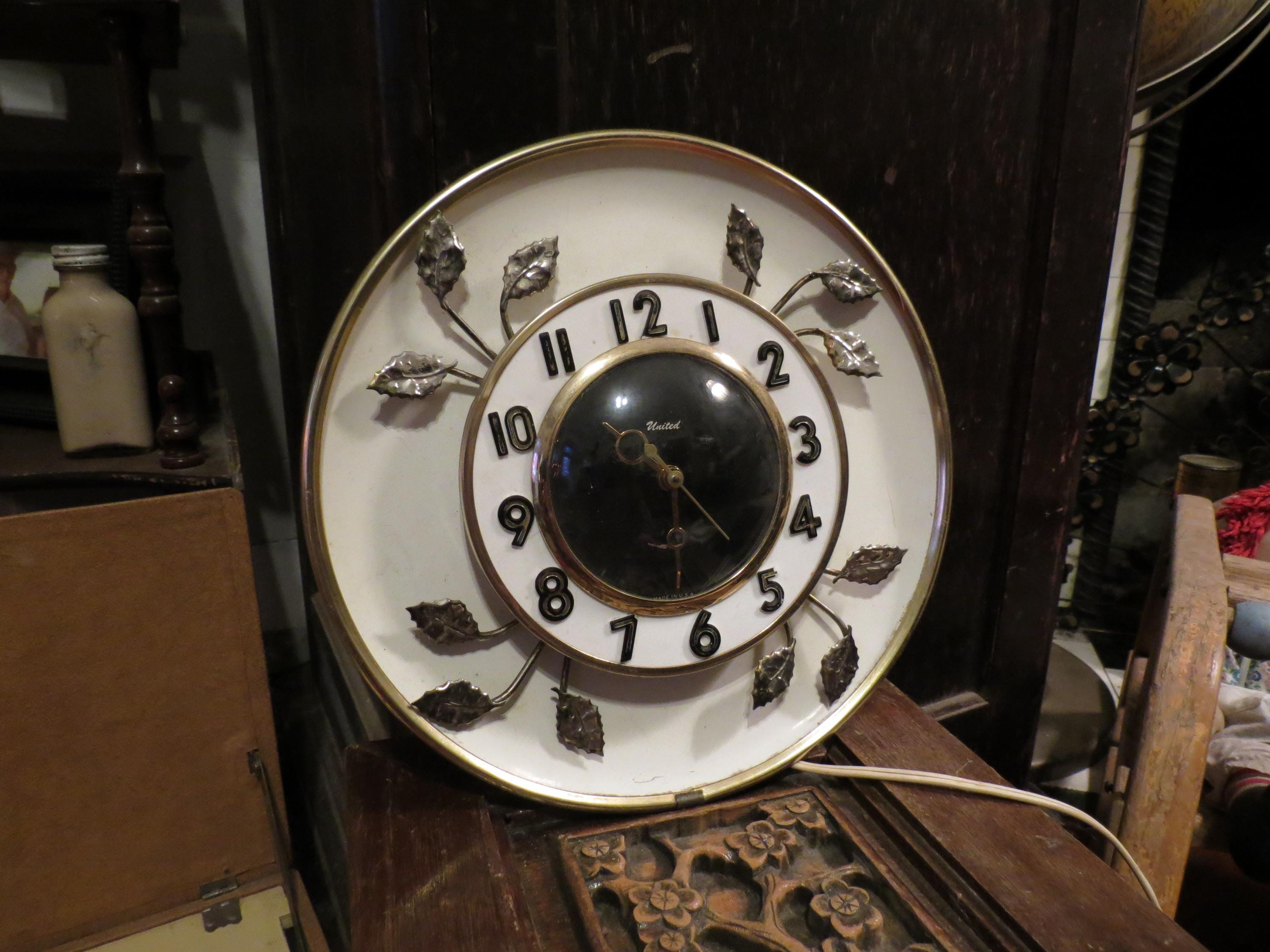 Vintage United Electric Clock - Etsy