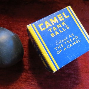 Vintage NOS NIP Camel Tank Ball in Original Box circa 1950s Medium