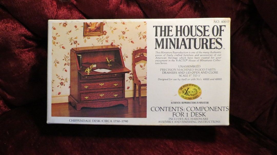 Vintage House of Miniatures Furniture Assembly Kit Chippendale Etsy