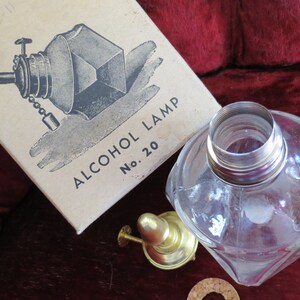 Vintage Juwelier&#39;s Alkohol Lampe Nr. 20 von William Dixon circa 1950er Jahre NOS NIP