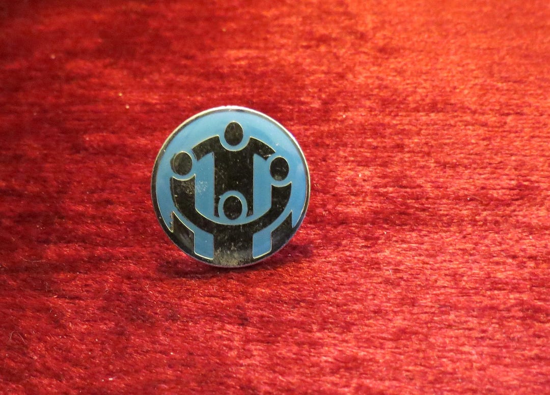 Unity Ribbon Pin Vintage Unity Pin Circa 1980s Silver Teal - Etsy