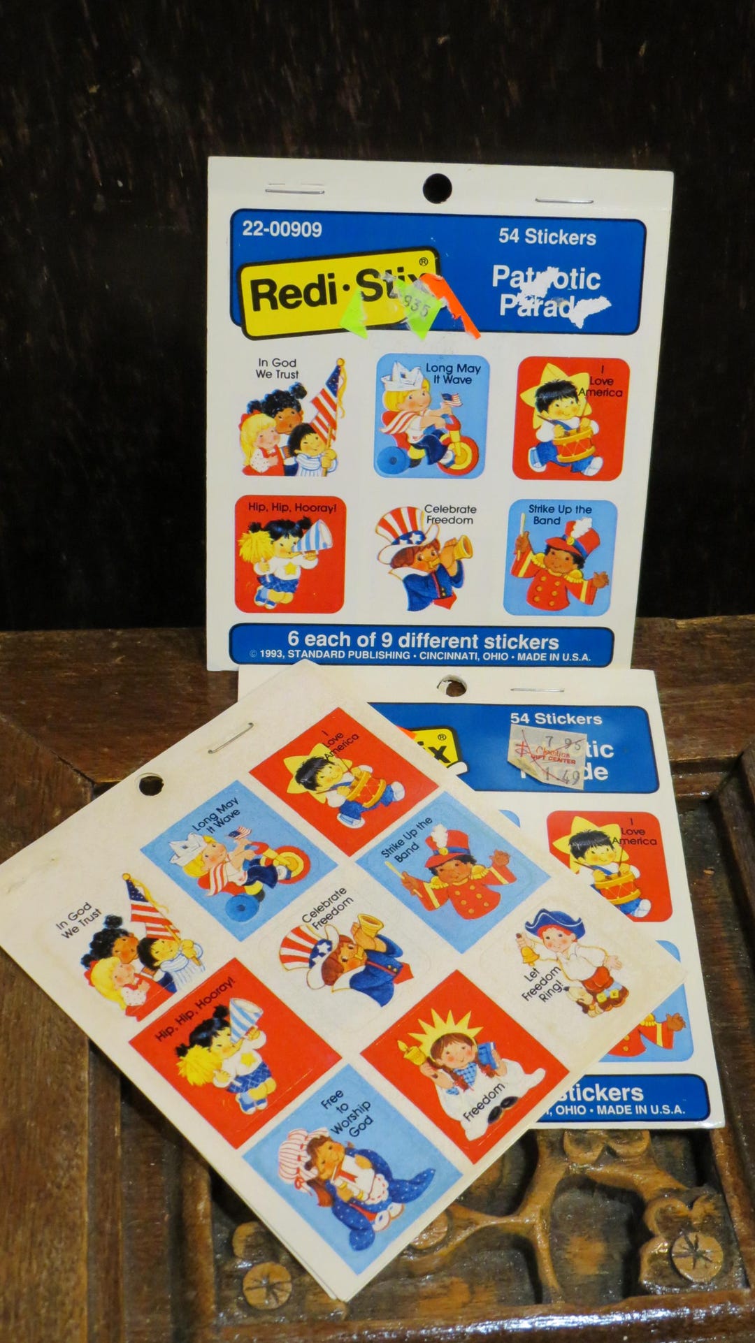Vintage Lot of Americana Stickers 1990s by Redi-stix - 108 Total - Etsy