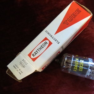 Vintage NOS NIP Raytheon Electronic Tubes circa early 1970s