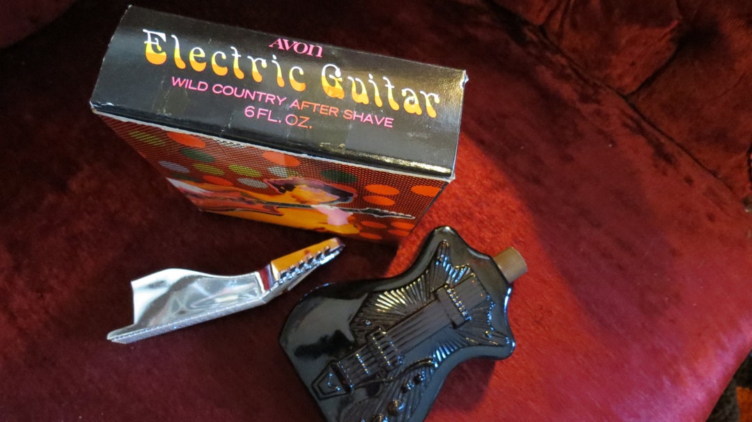 Avon Electric Razor Vintage Avon Electric Guitar After Shave - Unopened NOS NIP Circa 1970s ...