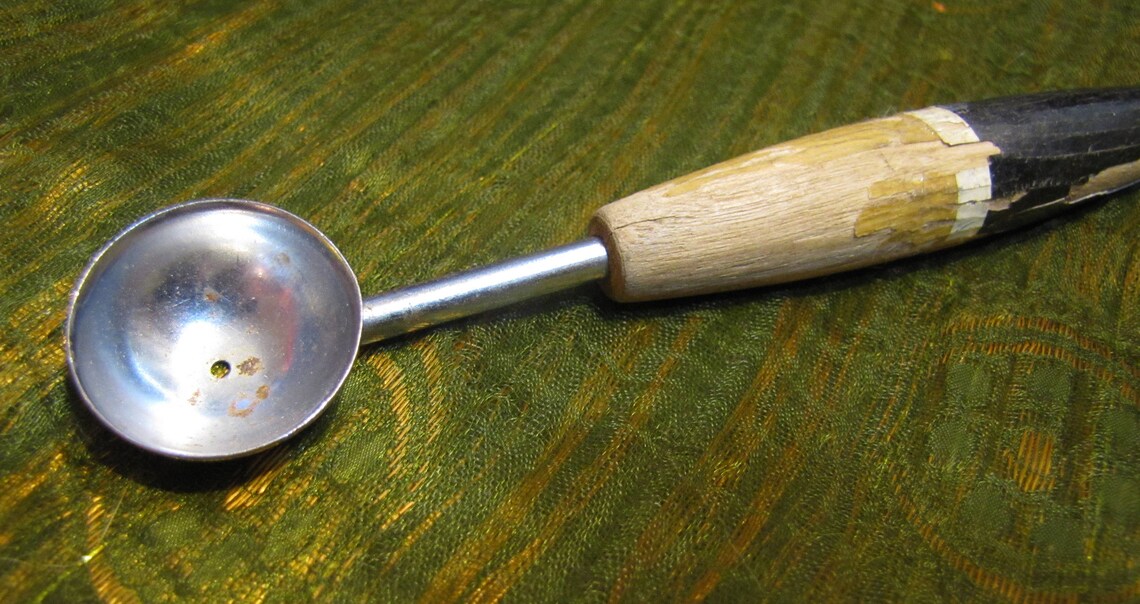 Vintage ECKO Melon Baller Wood and Metal Kitchen Utensil circa Etsy