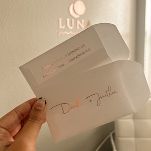 30 Sobres para regalo en efectivo de boda