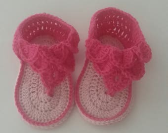Tongs En Crochet Etsy